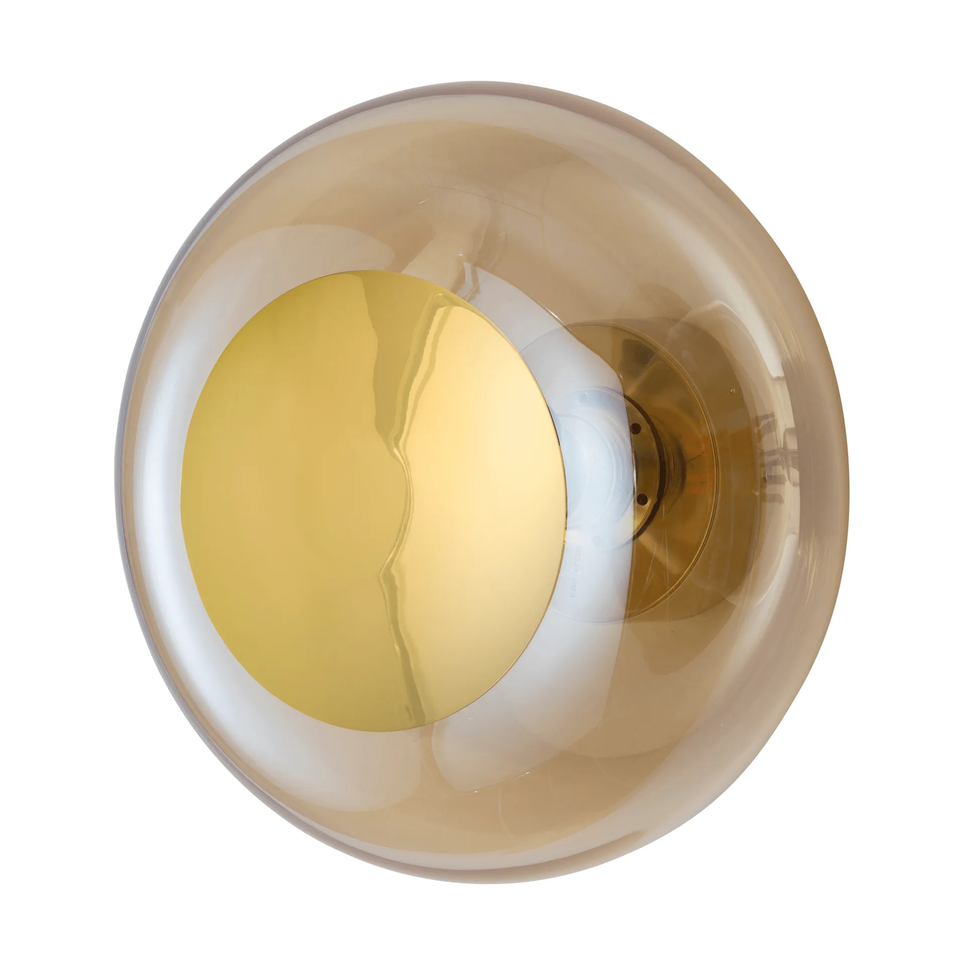 Horizon surface wandlamp, Golden smoke, Ø29 cm EBB & FLOW