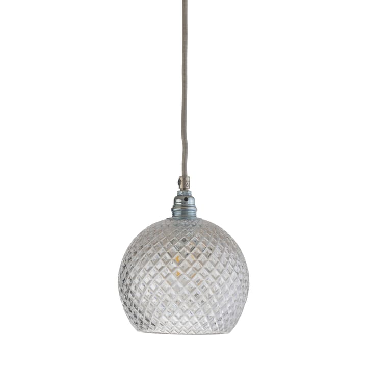 Rowan hanglamp Chrystal Ø 15,5 cm. - Small check - zilveren snoer - EBB & FLOW