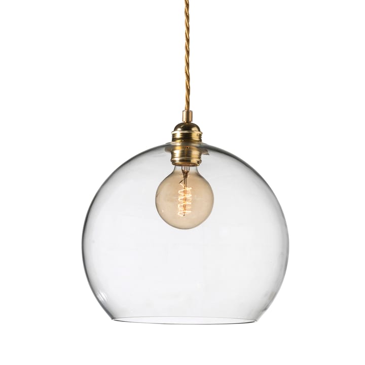 Rowan hanglamp groot, Ø 28 cm. - helder-gouden snoer - EBB & FLOW