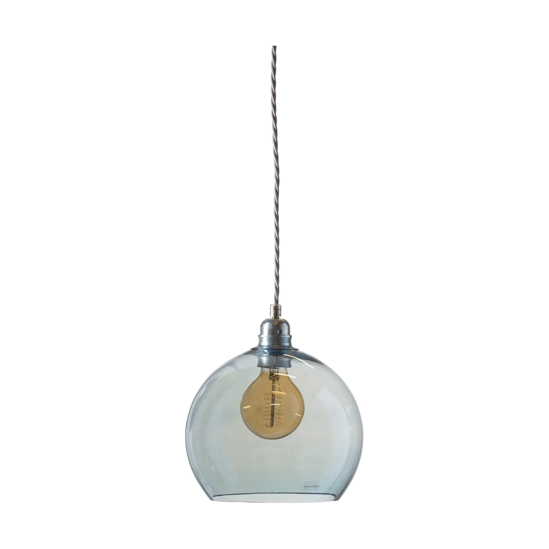 Rowan hanglamp M, Ø 22 cm., Topaz blue EBB & FLOW