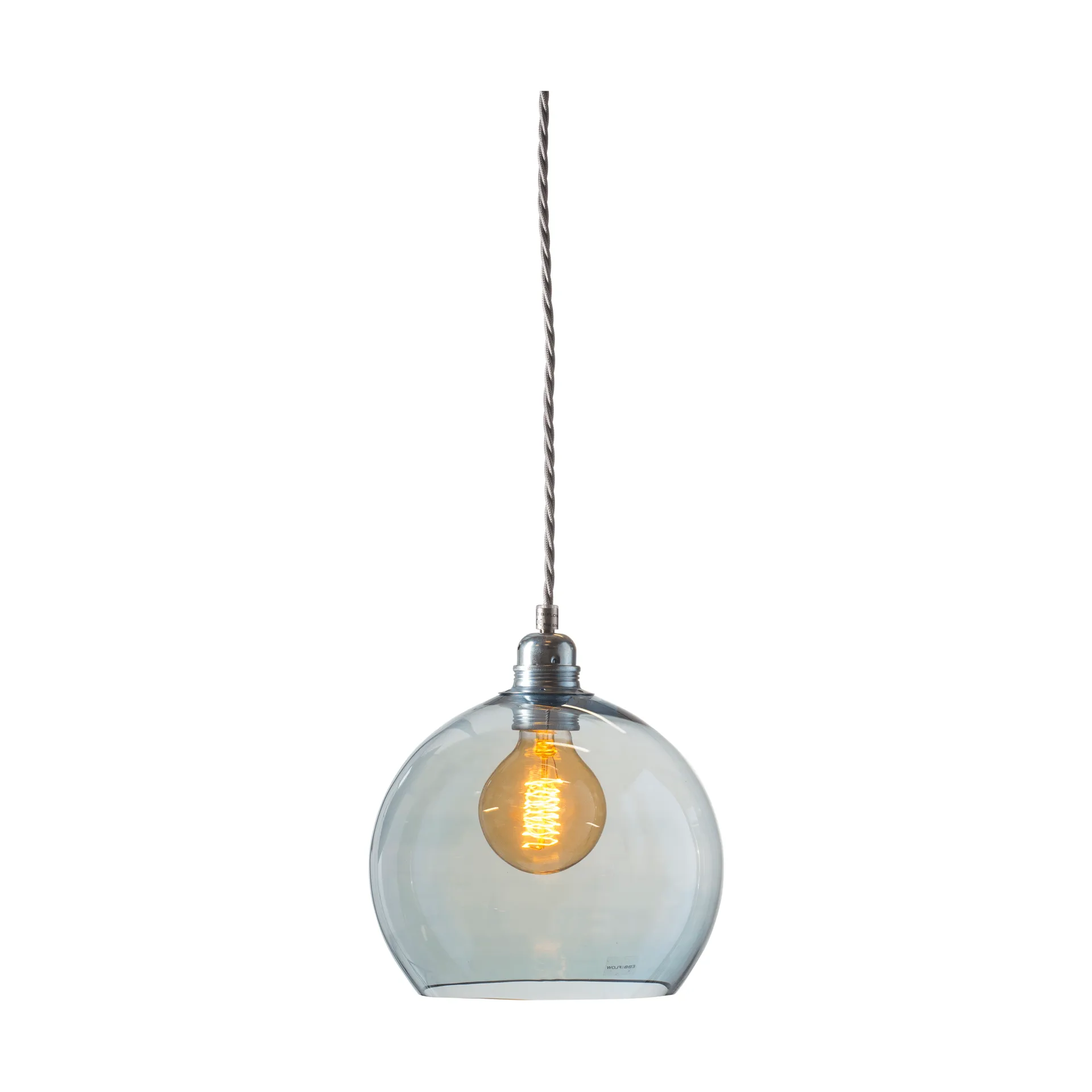 Rowan hanglamp M, Ø 22 cm., Topaz blue EBB & FLOW