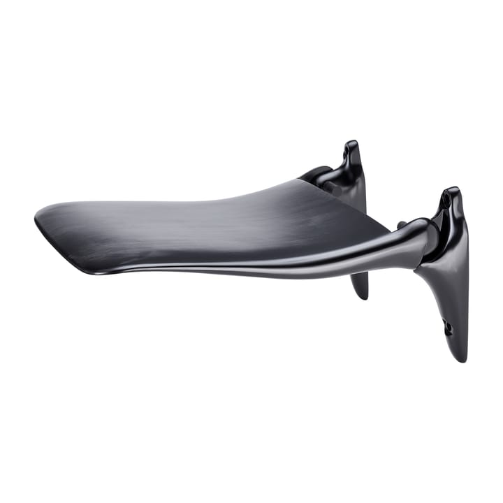 Vouw stoel mat - Zwartgelakt aluminium - Edblad