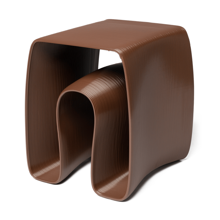 Eel bijzettafel 38x40 cm - Chocolate - Ekbacken Studios