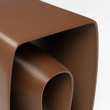 Eel bijzettafel 38x40 cm - Chocolate - Ekbacken Studios