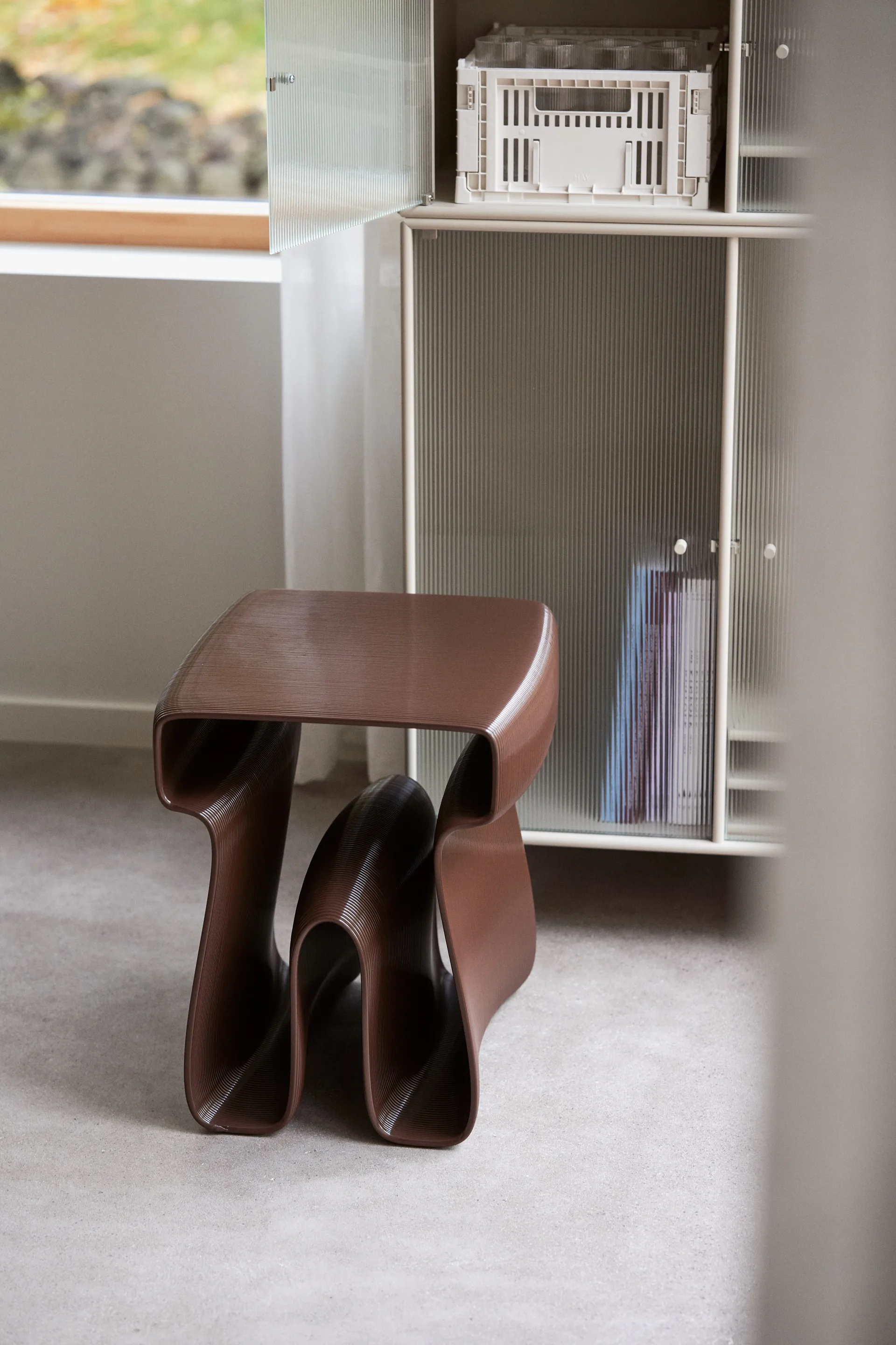 Octopus bijzettafel 38x40 cm, Chocolate Ekbacken Studios