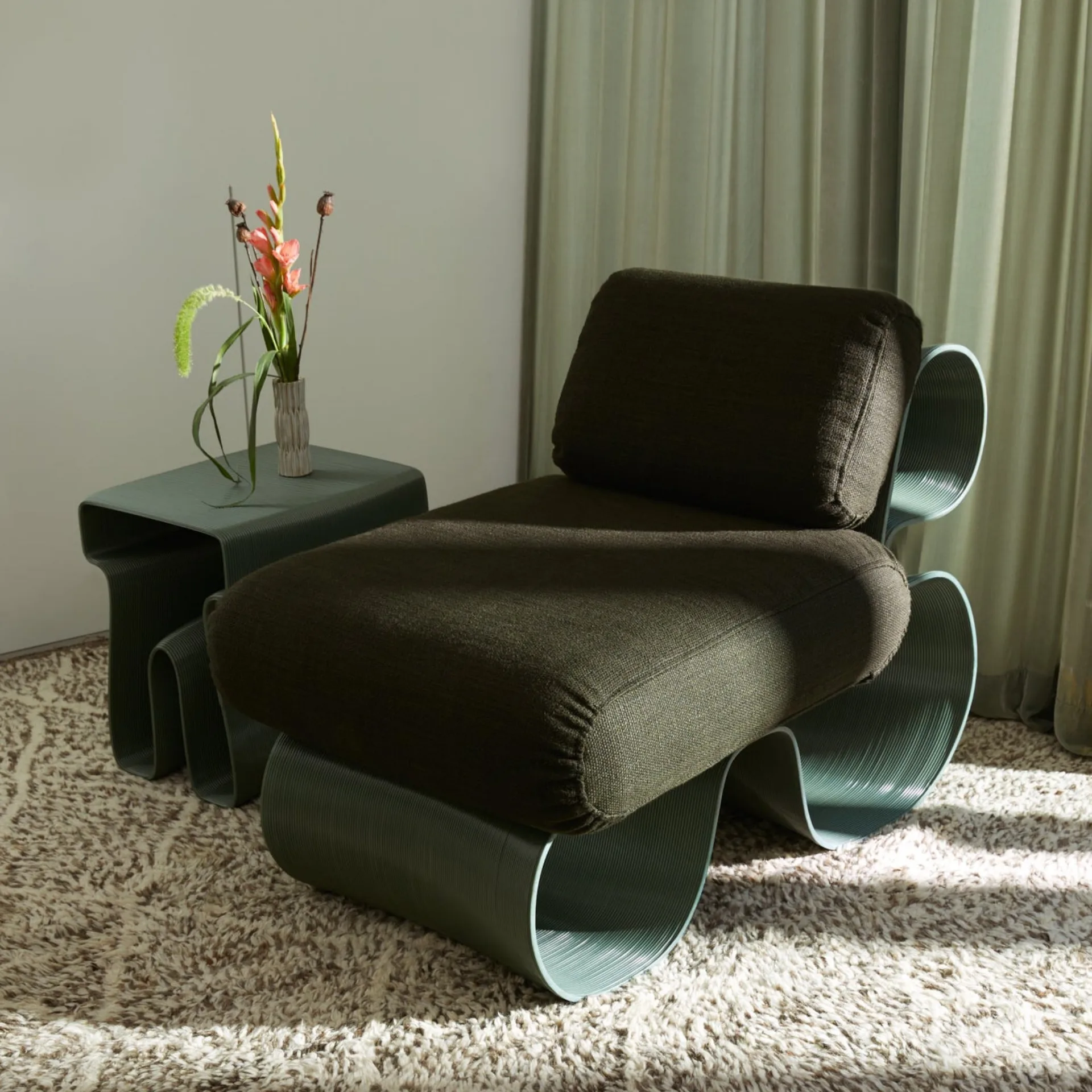 Octopus bijzettafel 38x40 cm, Olive Ekbacken Studios