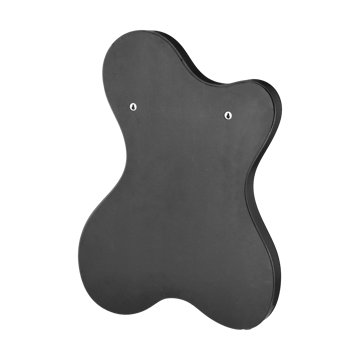 Pebble spiegel small 56x76 cm - Black - Ekbacken Studios