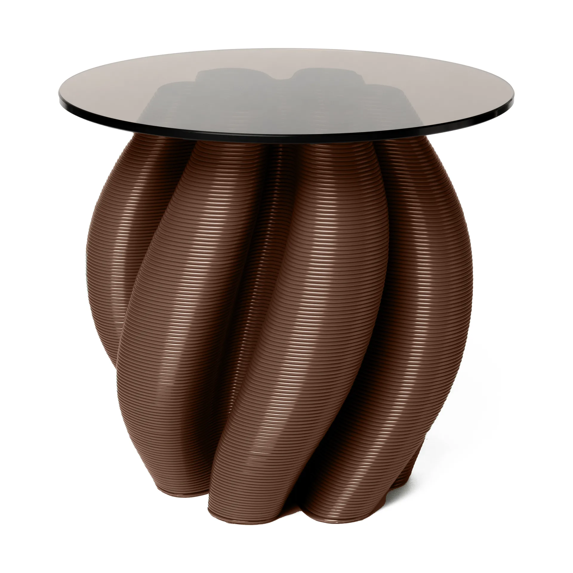 Water lily bijzettafel Ø50 cm, Chocolate Ekbacken Studios