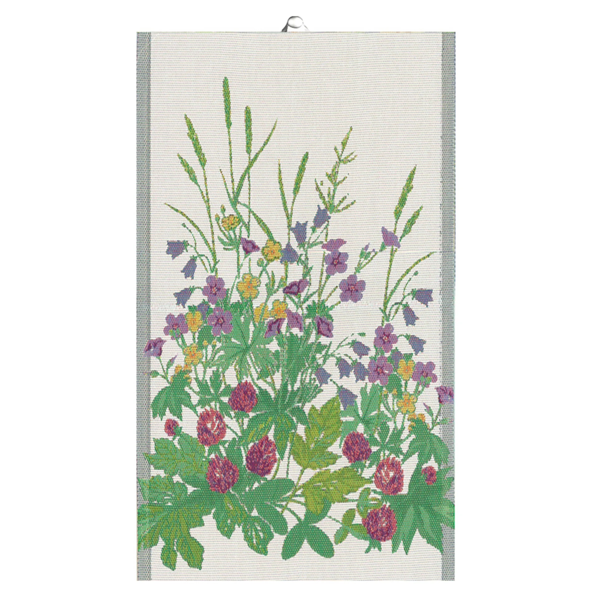 Ängsprakt theedoek, 40 x 60 cm. Ekelund Linneväveri