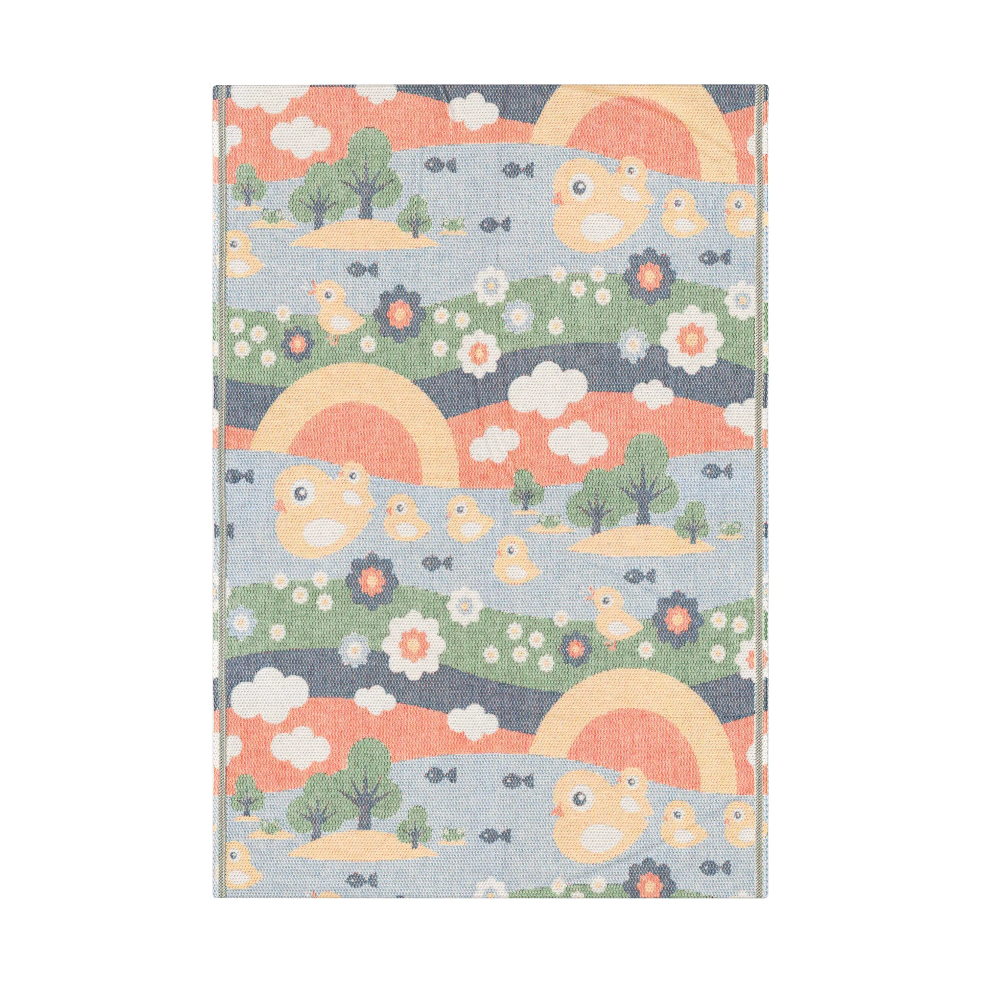 Ankdalen babydeken 72x105 cm, Multi Ekelund Linneväveri