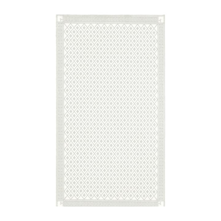 Åttebladrose tafelkleed beige - 150x260 cm - Ekelund Linneväveri