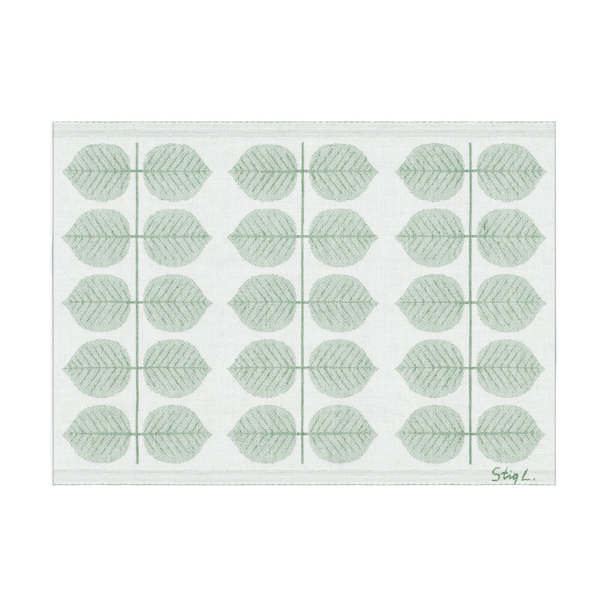 Ekelund Linneväveri Berså placemat 35x48 cm Groen | Scandinavisch Interieur | Placemats | Groen