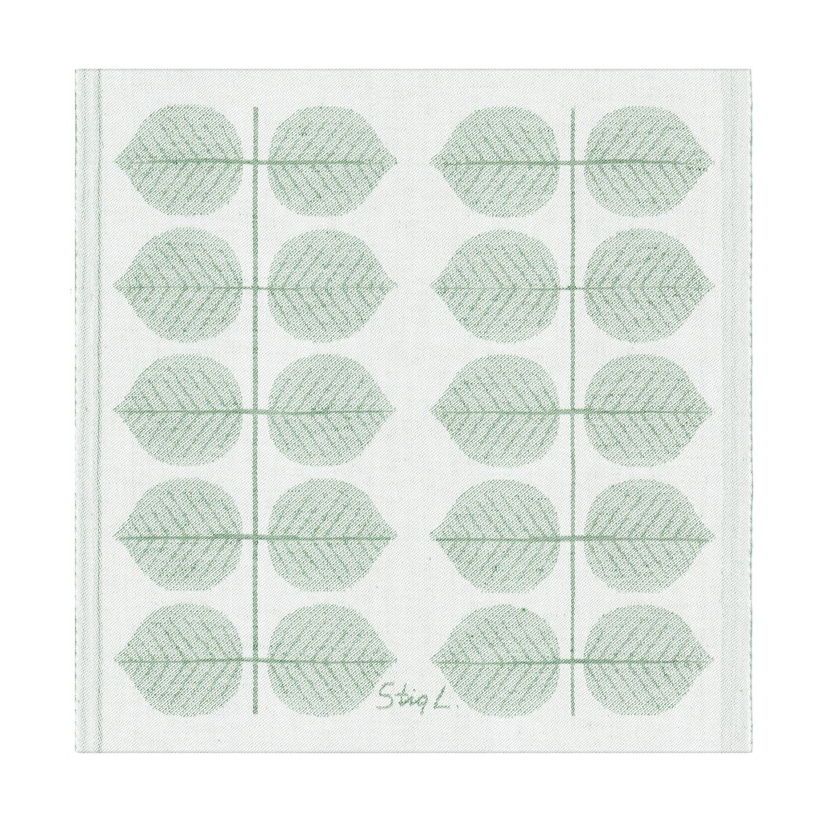 Ekelund Linneväveri Berså servet 35x35 cm Groen | Scandinavisch Interieur | Linnen & katoenen servetten | Groen