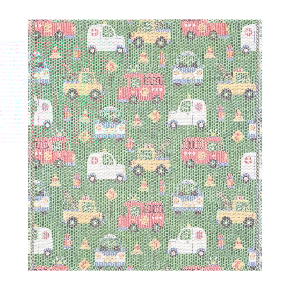 Ekelund Linneväveri Bilar babydeken 70x75 cm | Scandinavisch Interieur | Babydekens | Multi