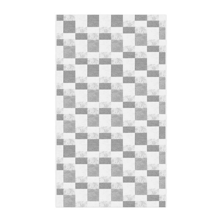Block tafelkleed 150x300 cm, Grijs Ekelund Linneväveri