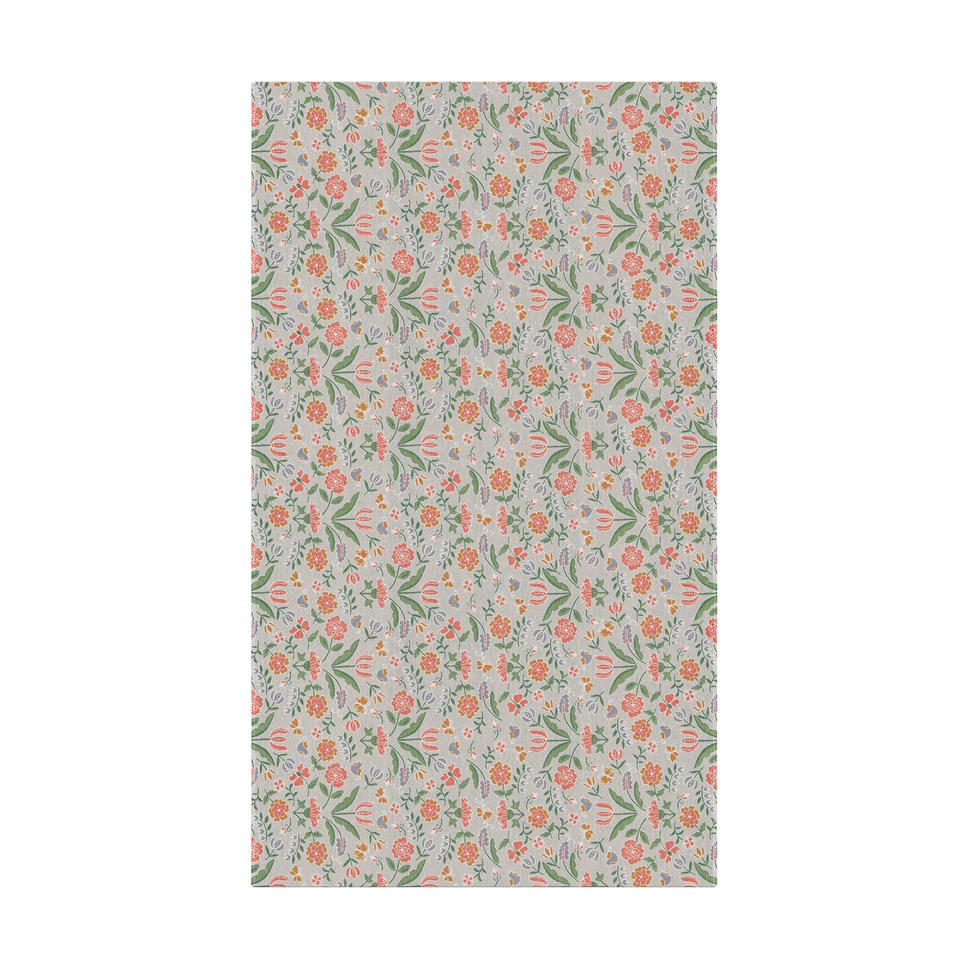 Blomglänta tafelkleed 145x250 cm, Multi Ekelund Linneväveri