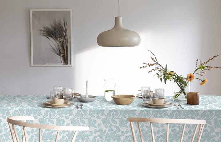 Blomranka tafelkleed, 150x150 cm Ekelund Linneväveri