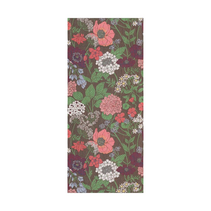 Blomsterfång tafelloper 35x80 cm - Multi - Ekelund Linneväveri