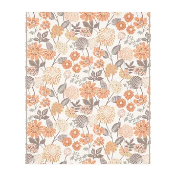 Bodum katoenen deken 140x170 cm - Oranje - Ekelund Linneväveri