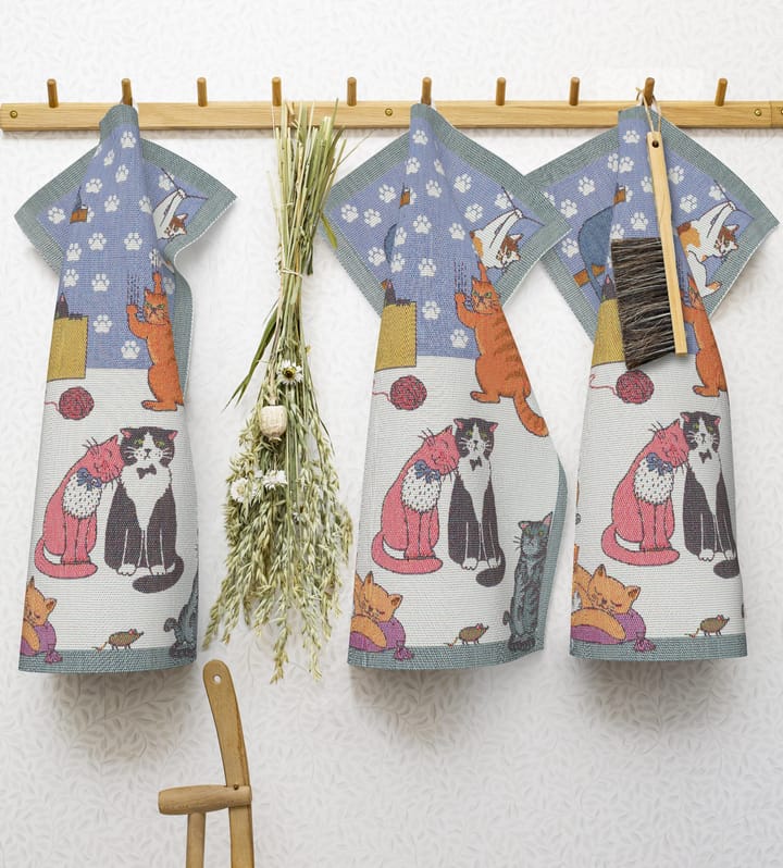 Cats fun keukenhanddoek, 35x50 cm Ekelund Linneväveri