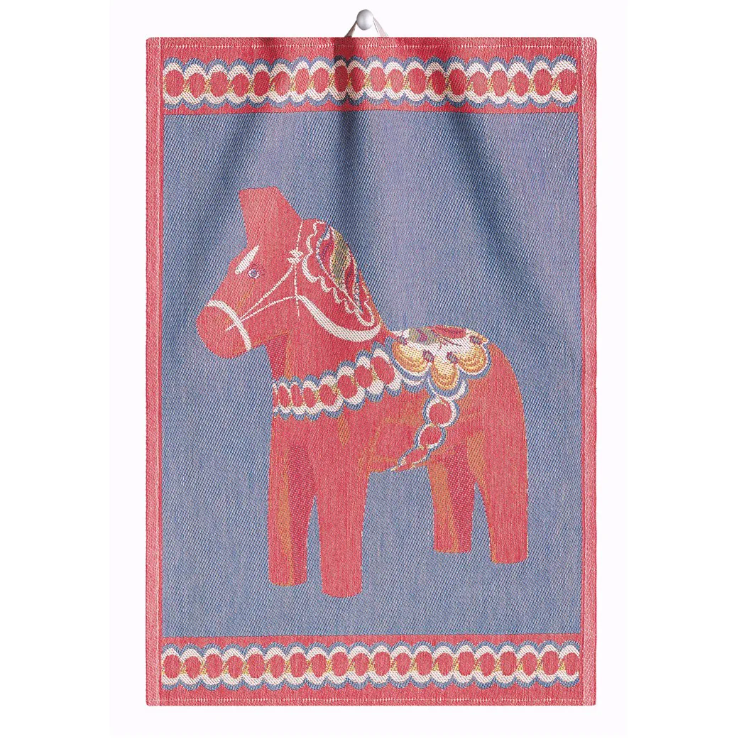 Dala theedoek, 35x50 cm Ekelund Linneväveri