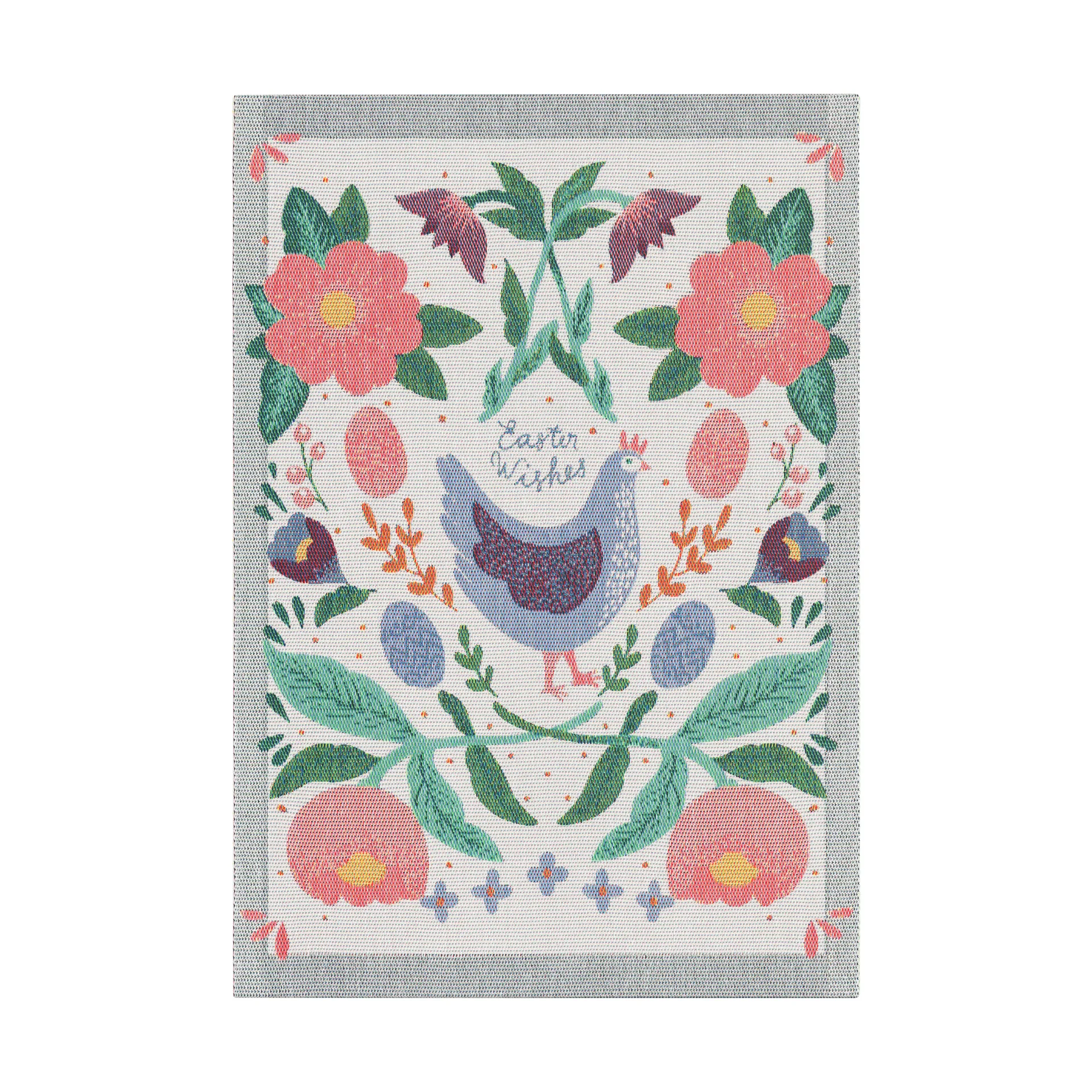 Easter chicken keukenhanddoek 35x50 cm, Multi Ekelund Linneväveri