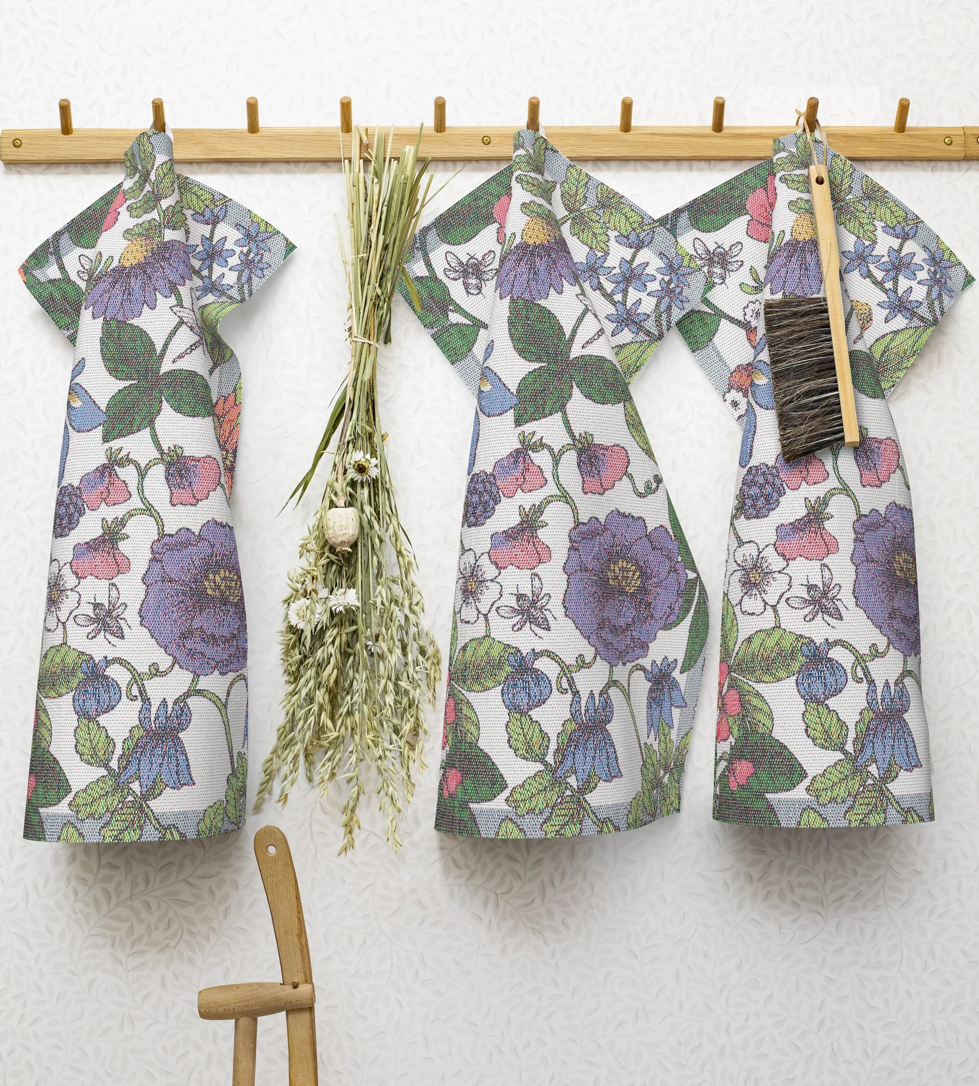 Flora keukenhanddoek, 35x50 cm Ekelund Linneväveri