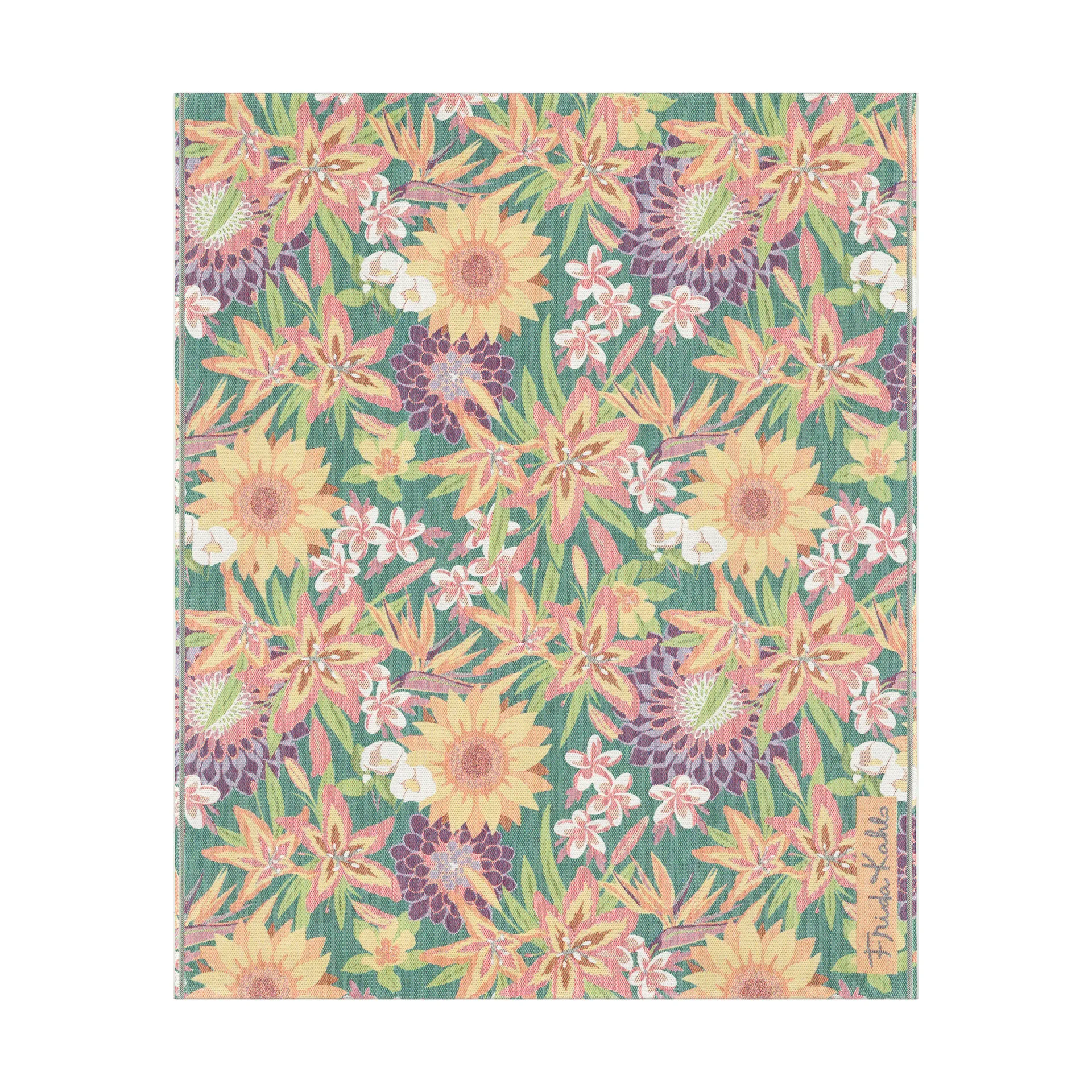 Flores deken 140x170 cm, Multi Ekelund Linneväveri