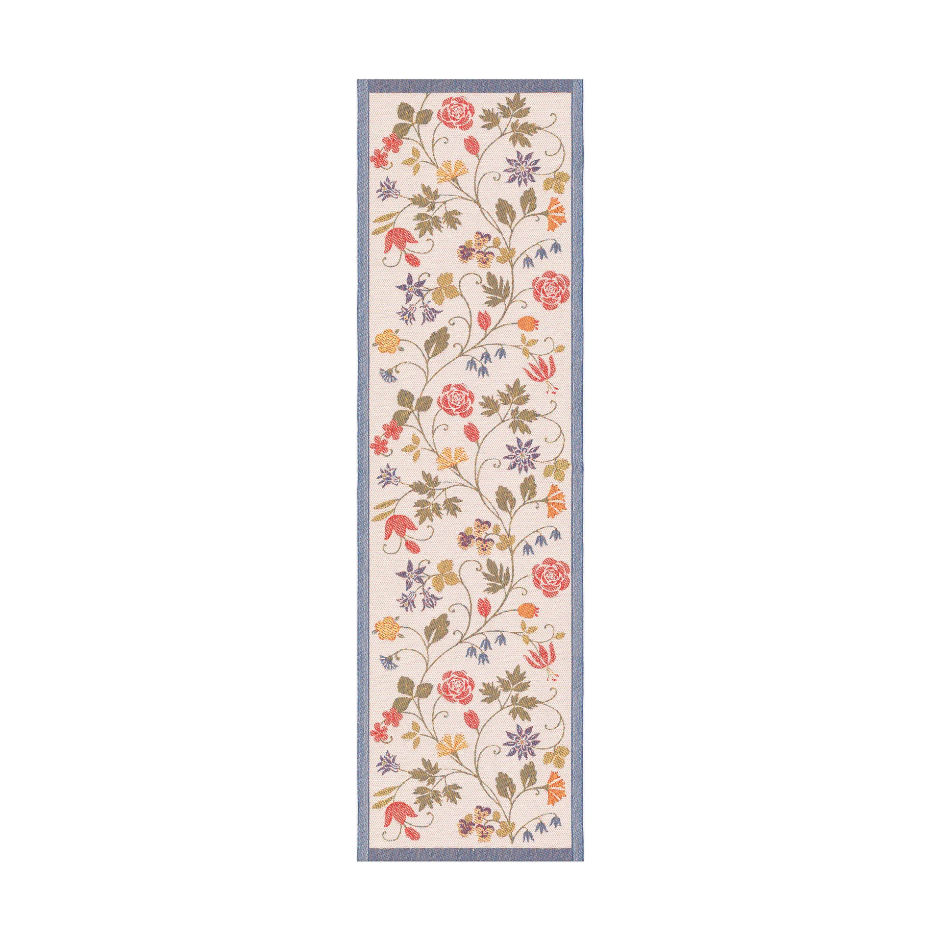 Flower tafelloper 35x120 cm, Multi Ekelund Linneväveri