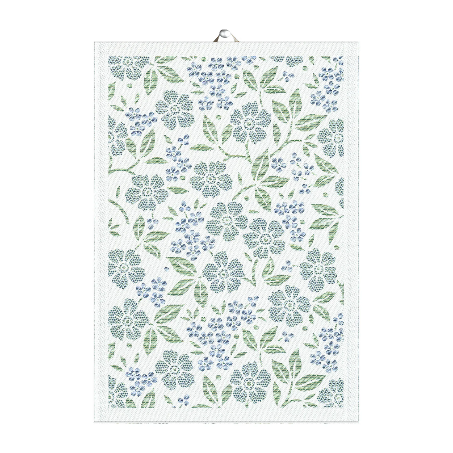 Förgätmigej keukenhanddoek 35x50 cm, Lichtblauw Ekelund Linneväveri