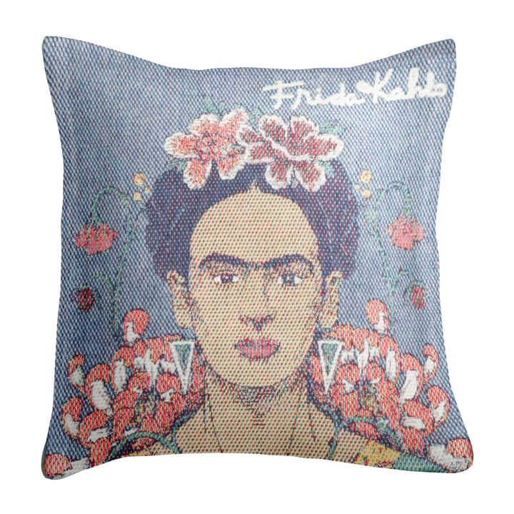 Frida Kahlo kussenhoes 40x40 cm - Vida - Ekelund Linneväveri