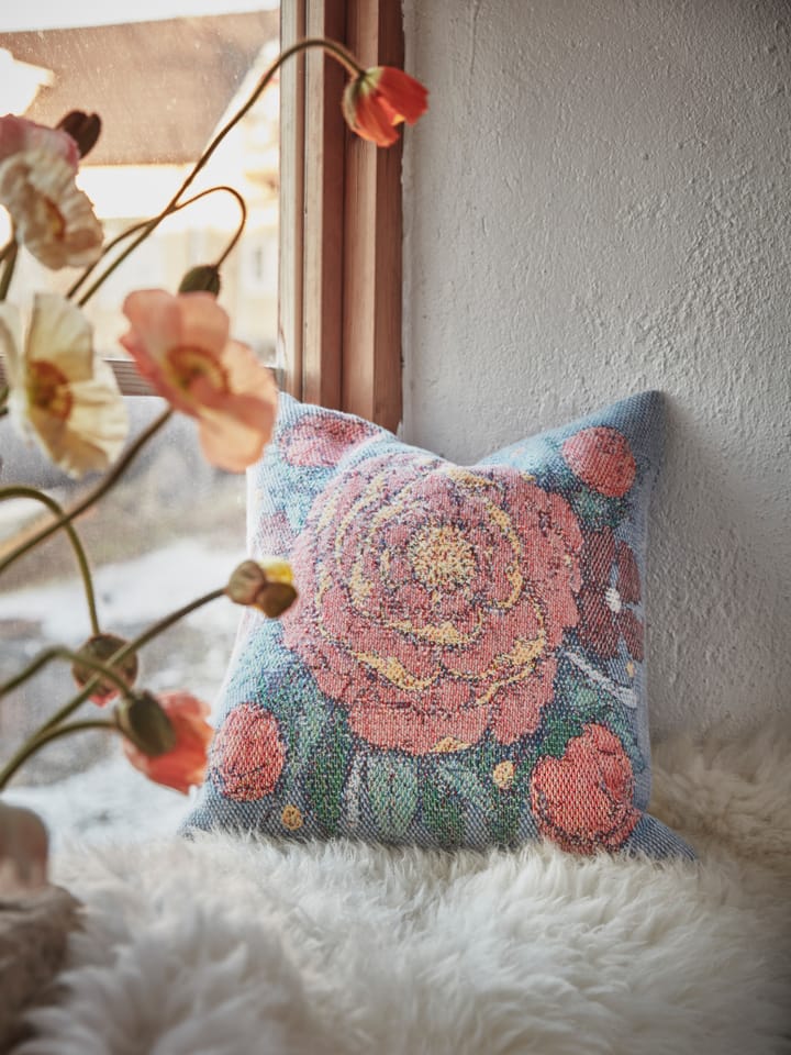 Frida Kahlo kussenhoes 40x40 cm, Vida Ekelund Linneväveri