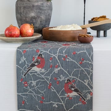 Frostkvist tafelloper 35x140 cm - Grijs - Ekelund Linneväveri