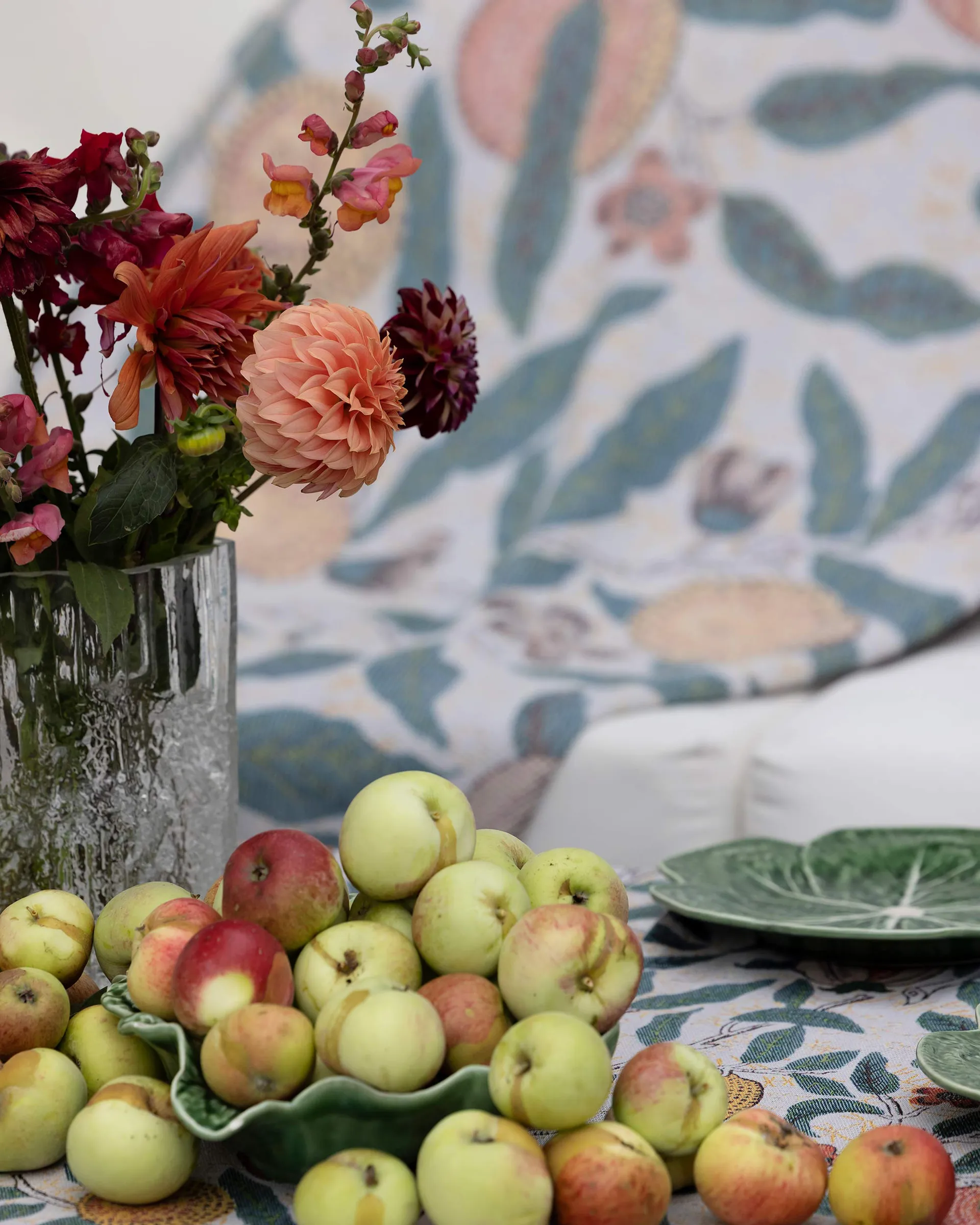 Fruit stoffen servet 35x35 cm, Multi Ekelund Linneväveri