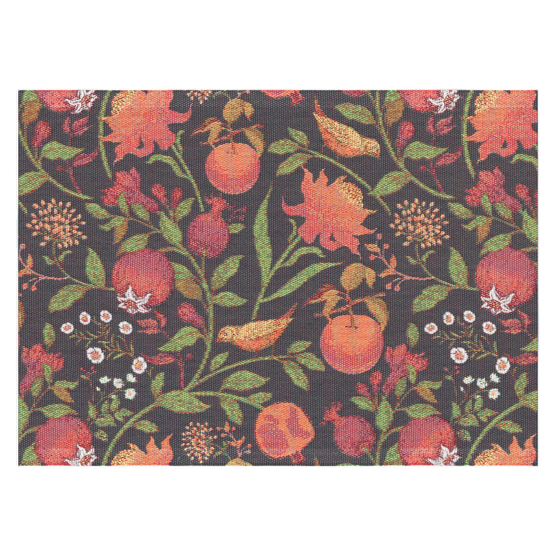 Fruktrik placemat 35x48 cm, Multi Ekelund Linneväveri