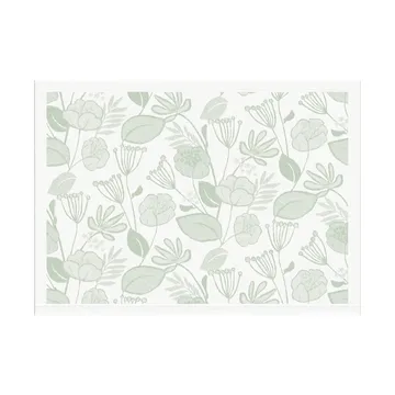 Grönska placemat 35x48 cm - Groen-wit - Ekelund Linneväveri