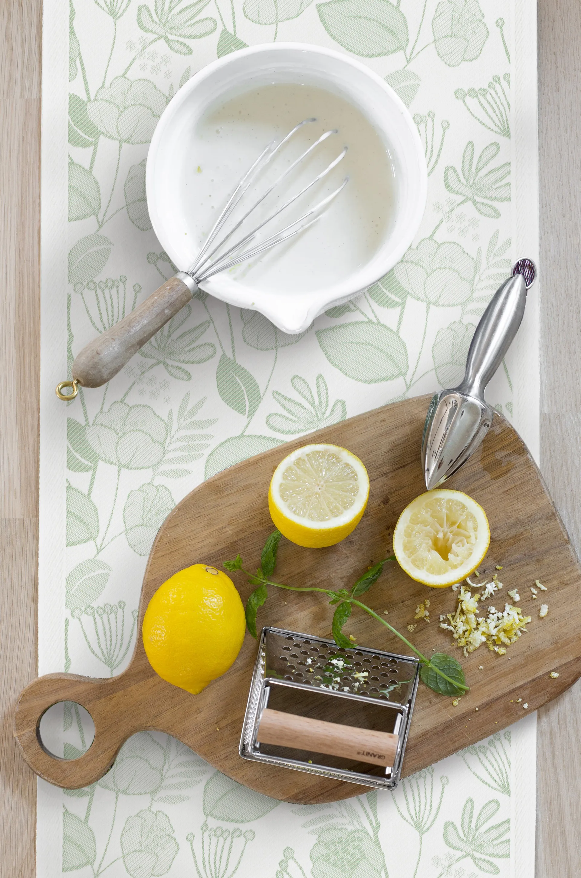 Grönska tafelloper 35x120 cm, Groen Ekelund Linneväveri