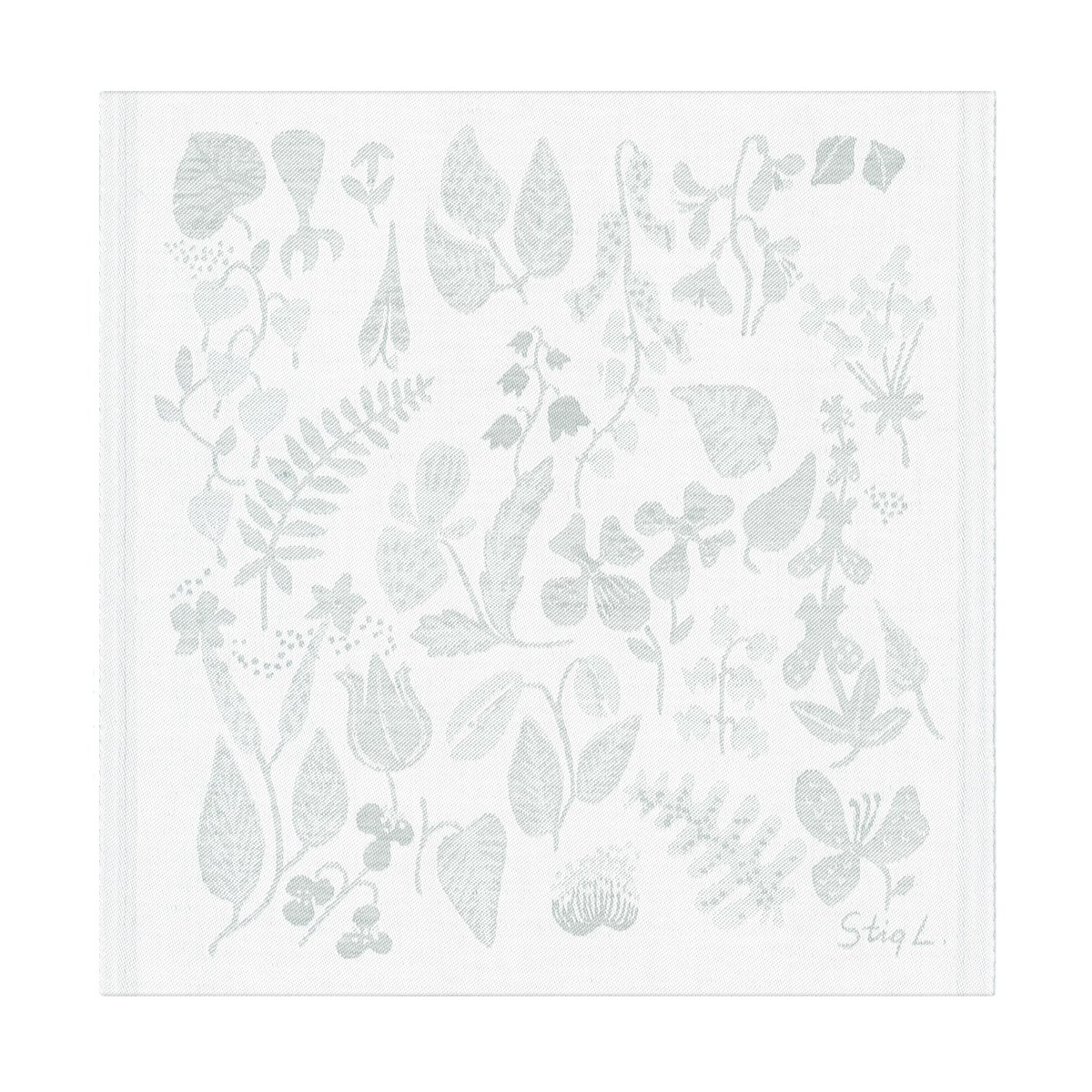 Ekelund Linneväveri Herbarium servet 35x35 cm Grijs