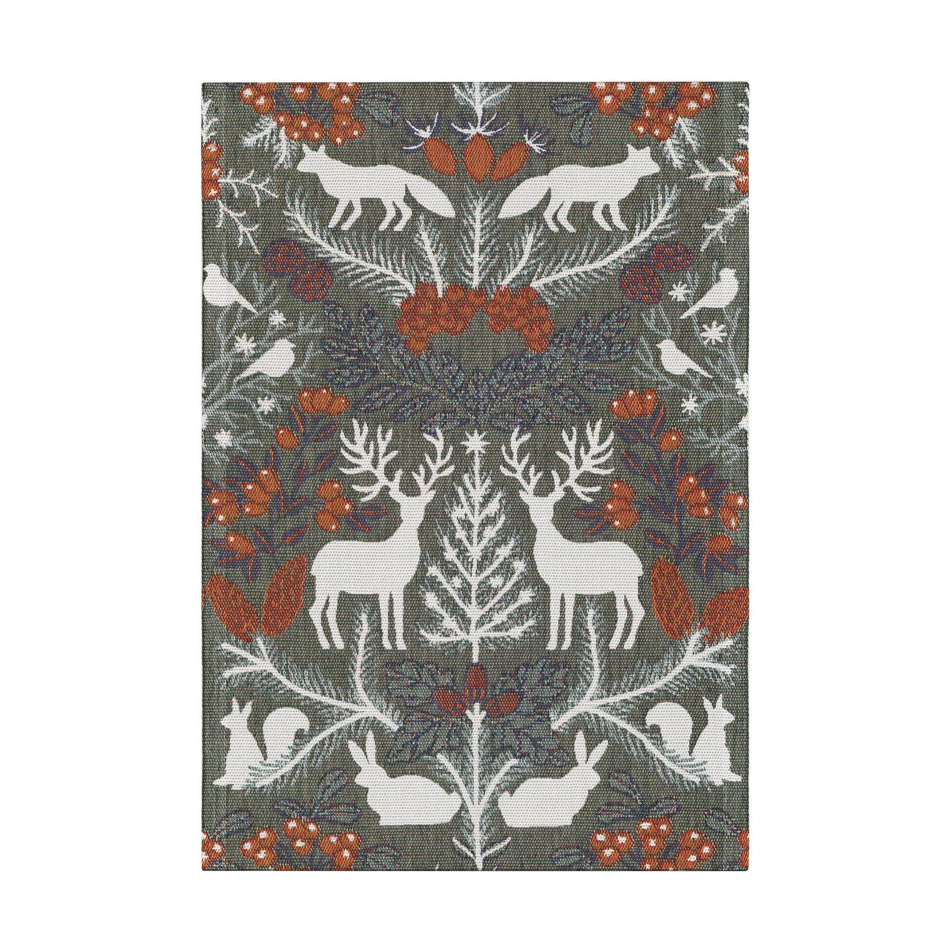 Hjortnäs keukenhanddoek 35x50 cm, Grijs Ekelund Linneväveri