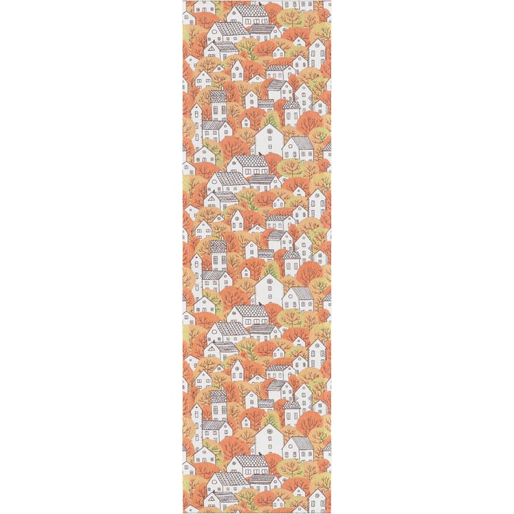 Höststad tafelloper 35x120 cm - Oranje - Ekelund Linneväveri
