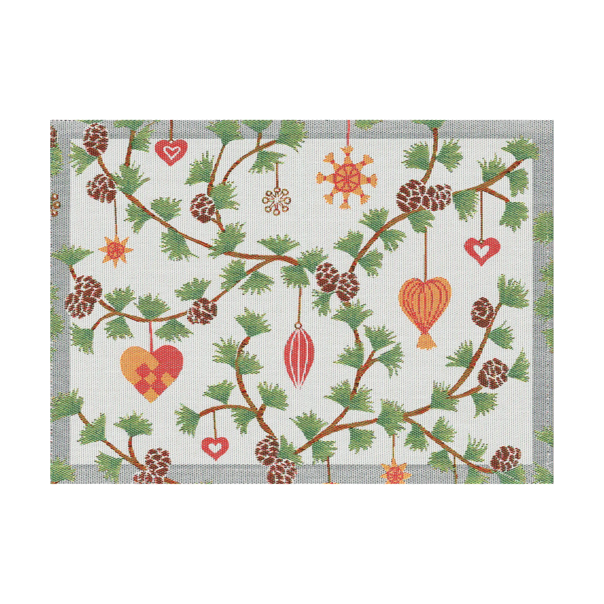 Julefröjd placemat 35x48 cm, Multi Ekelund Linneväveri
