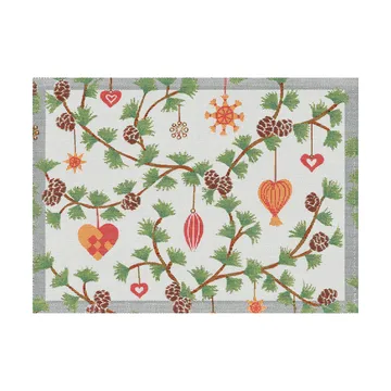 Julefröjd placemat 35x48 cm - Multi - Ekelund Linneväveri