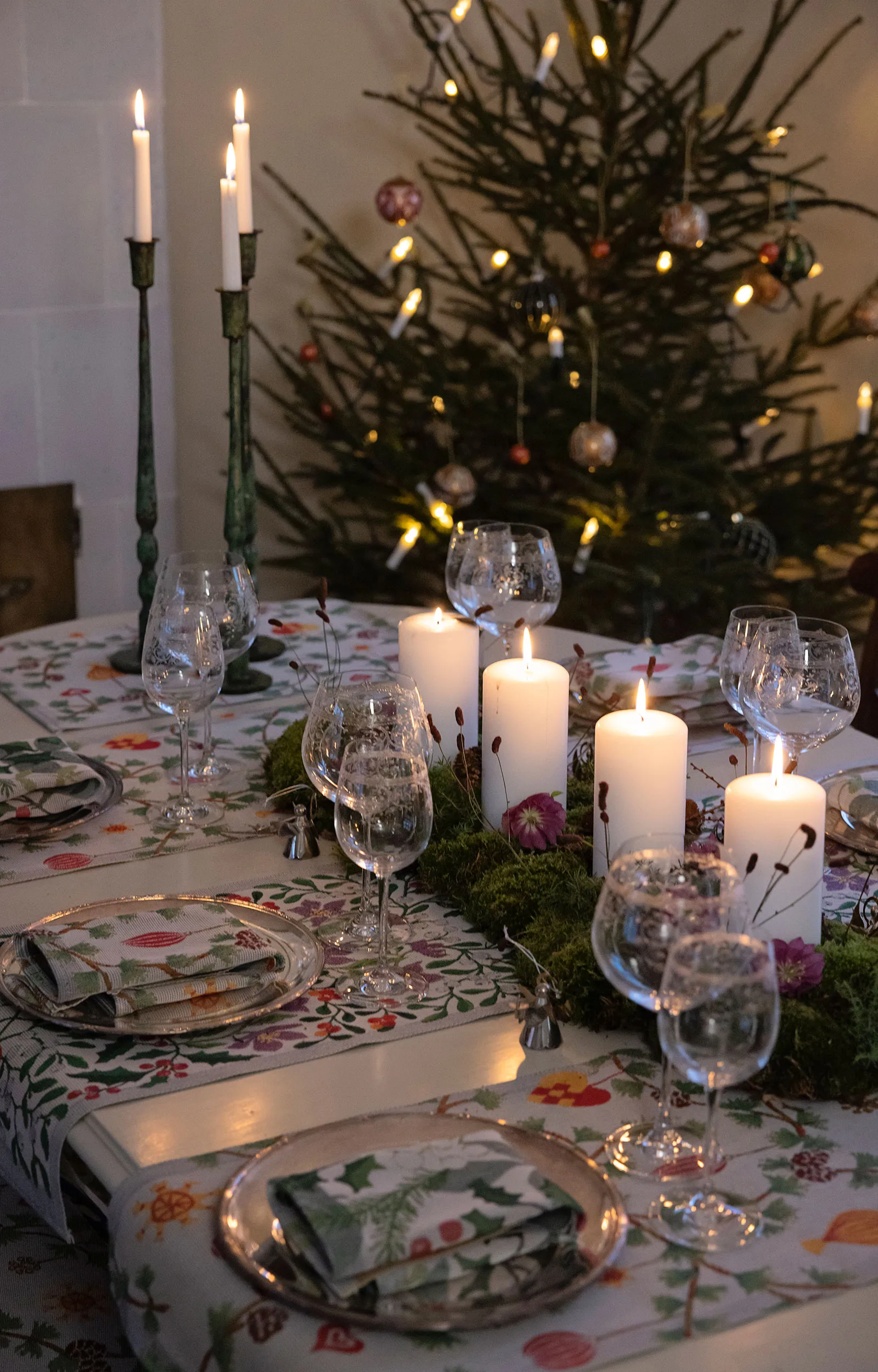 Julefröjd placemat 35x48 cm, Multi Ekelund Linneväveri