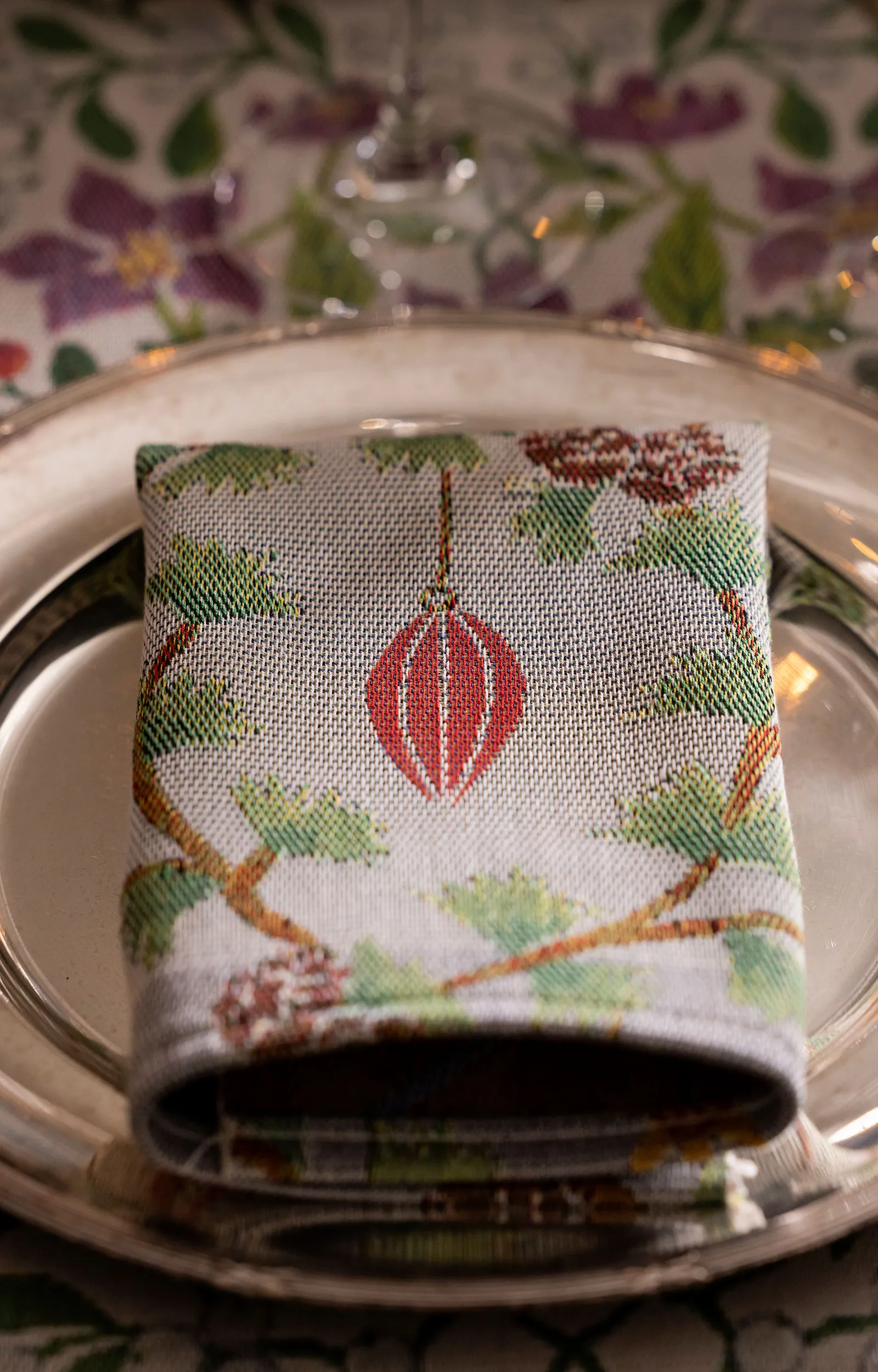 Julefröjd placemat 35x48 cm, Multi Ekelund Linneväveri