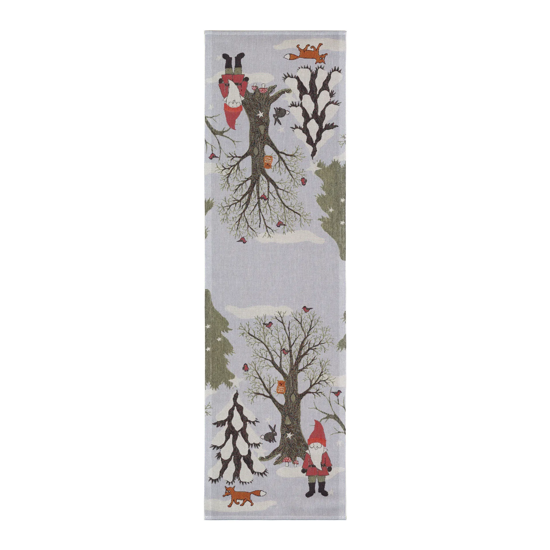 Julpromenad tafelloper, 35 x 120 cm. Ekelund Linneväveri
