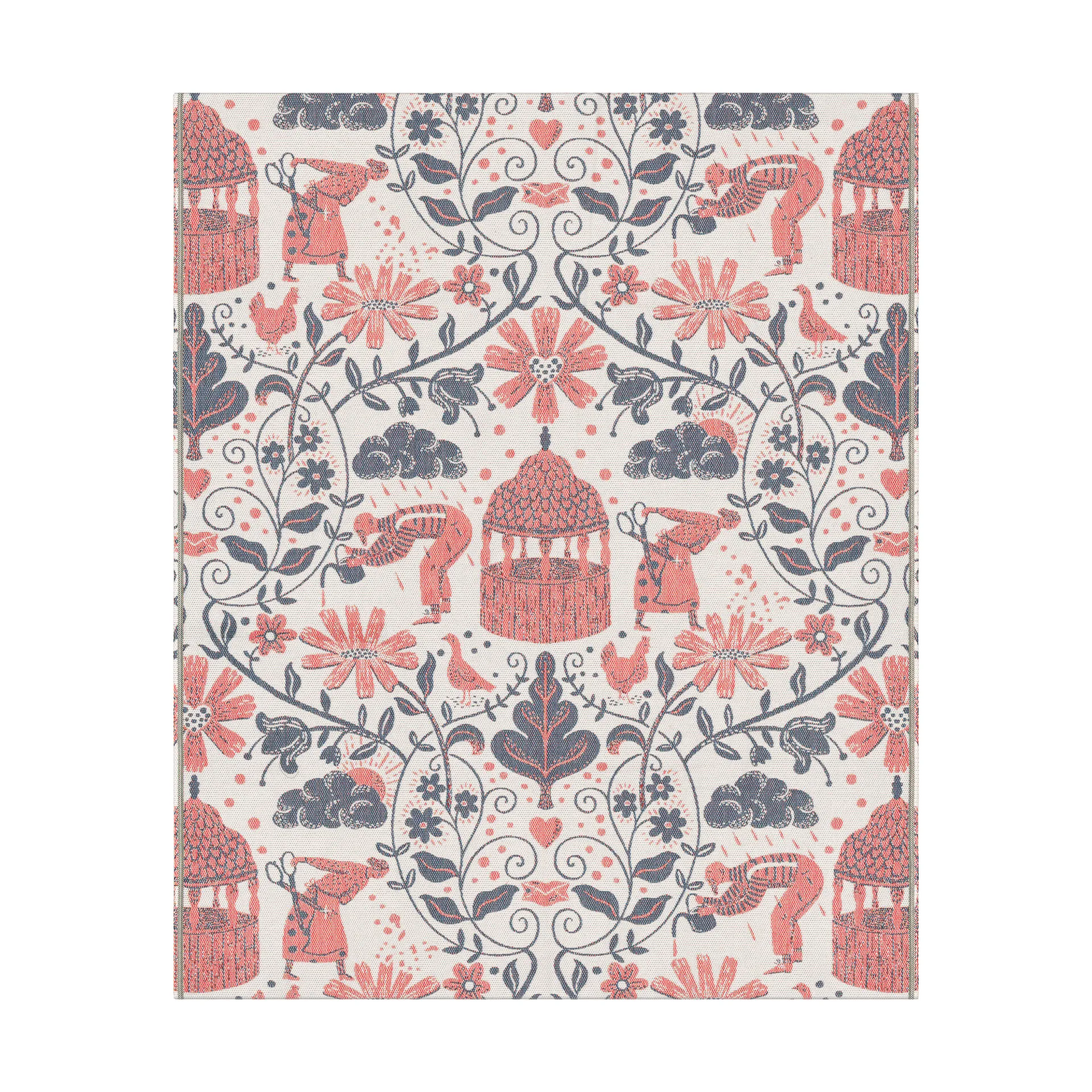 Kärleken plaid 140x170 cm, Multi Ekelund Linneväveri