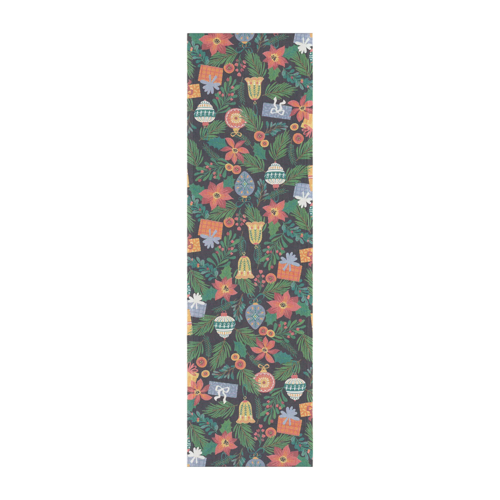 Kerstboom tafelloper 35x120 cm, Groen Ekelund Linneväveri