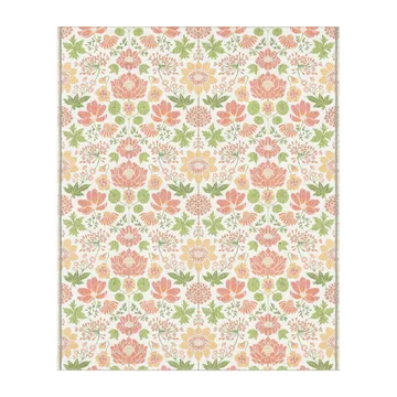 Krasse katoenen deken 140x170 cm - Oranje - Ekelund Linneväveri