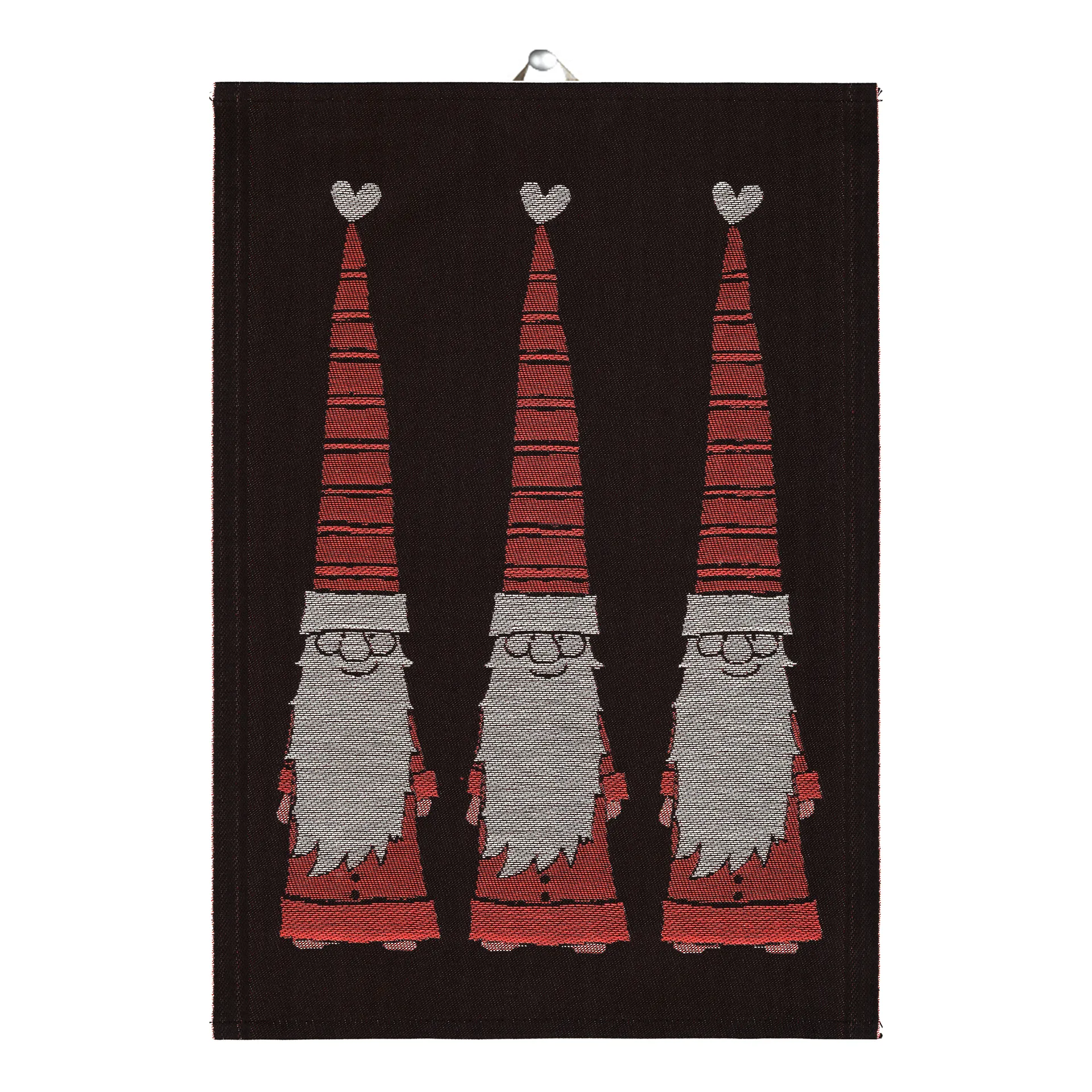 Långtomtar keukenhanddoek 48x70 cm, Rood Ekelund Linneväveri