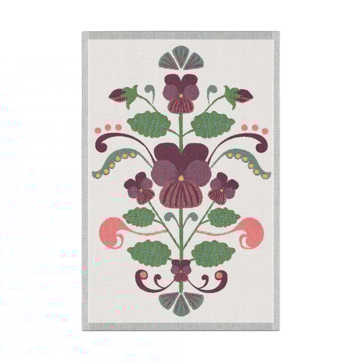 Lindas viol keukenhanddoek 40x60 cm - Lila-grijs - Ekelund Linneväveri